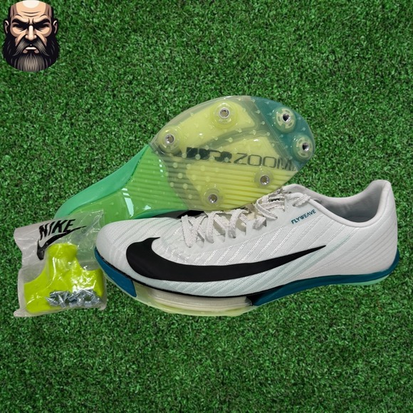 Nike Other - Nike Air Zoom Maxfly 2 White Bright Spruce FD8395-102 Track Men's Size 6